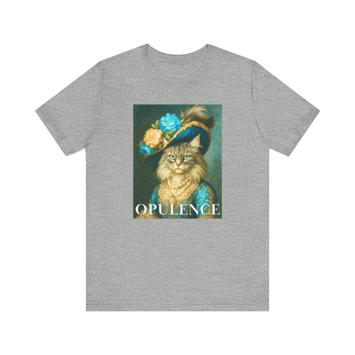 Opulence Cat Tee – The Victorian Blue