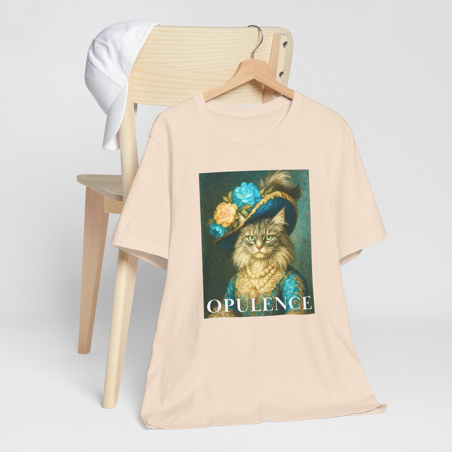 Opulence Cat Tee – The Victorian Blue