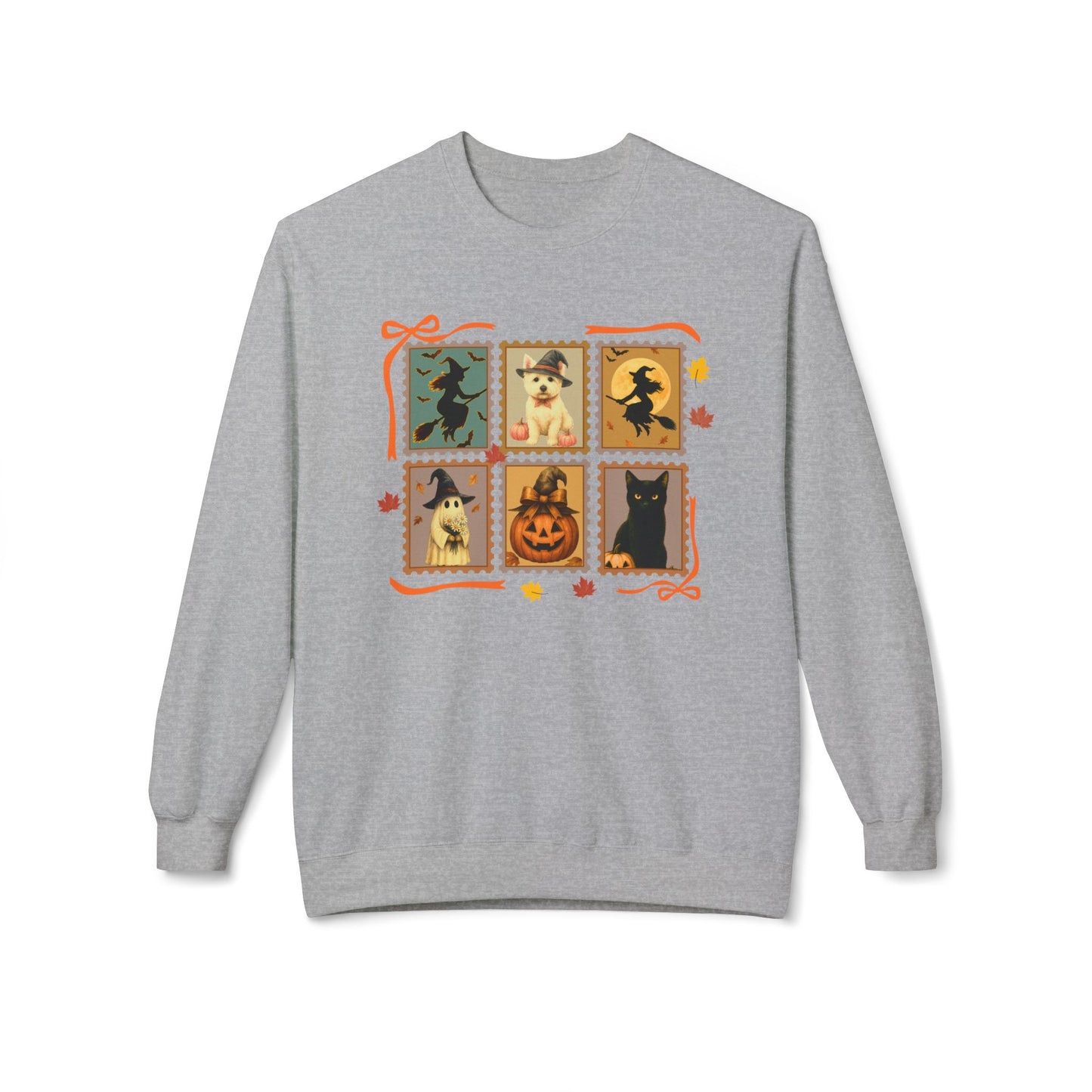 Halloween Westie Lover Stamp Sweatshirt – Personalized Halloween Pet Edition