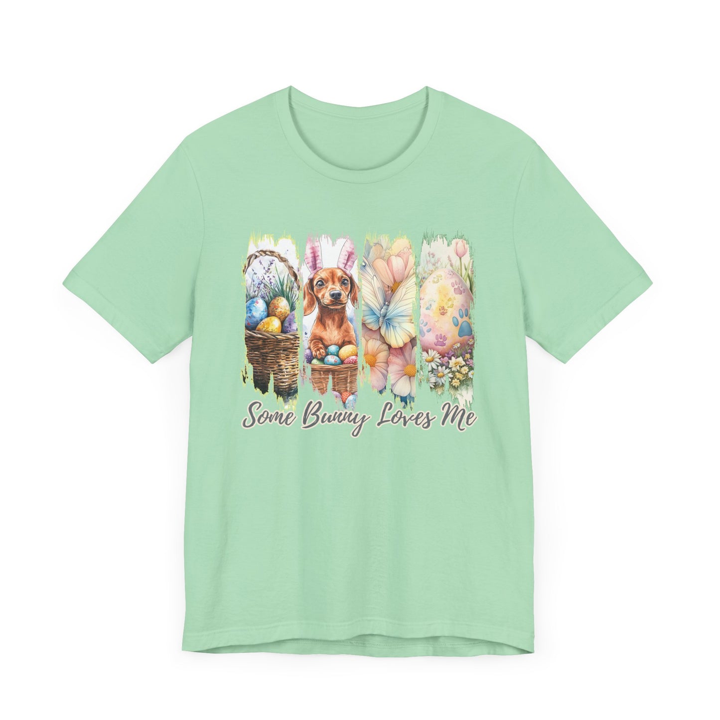 Dachshund Easter T-Shirt – "Some Bunny Loves Me"
