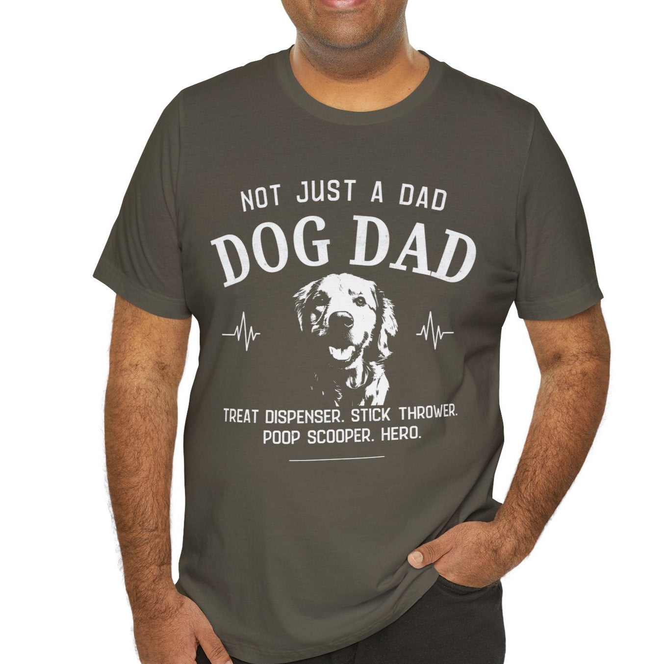 golden retriever dog dad t-shirt, father's day gift for dog lovers