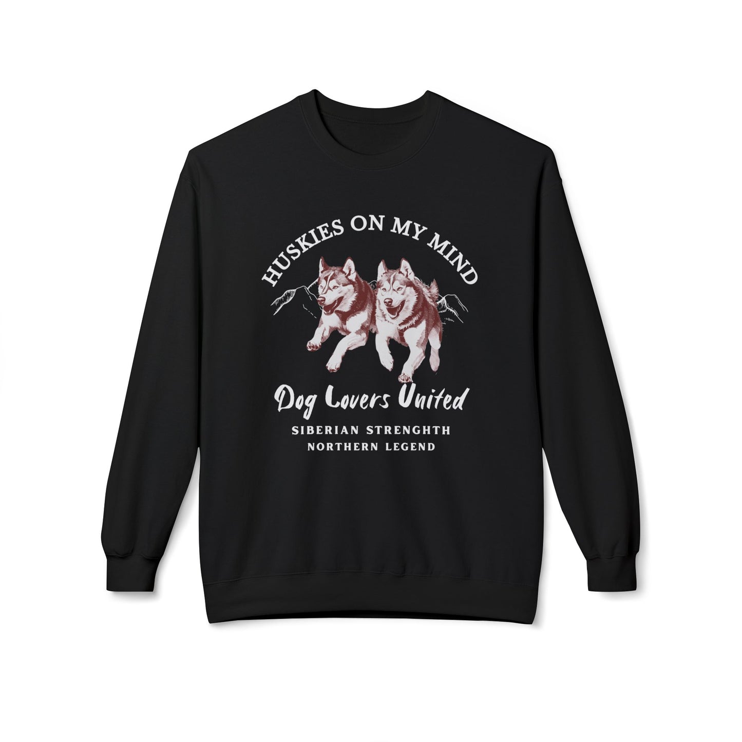 Siberian Husky Sweater for Dog Lovers - Huskies on My Mind