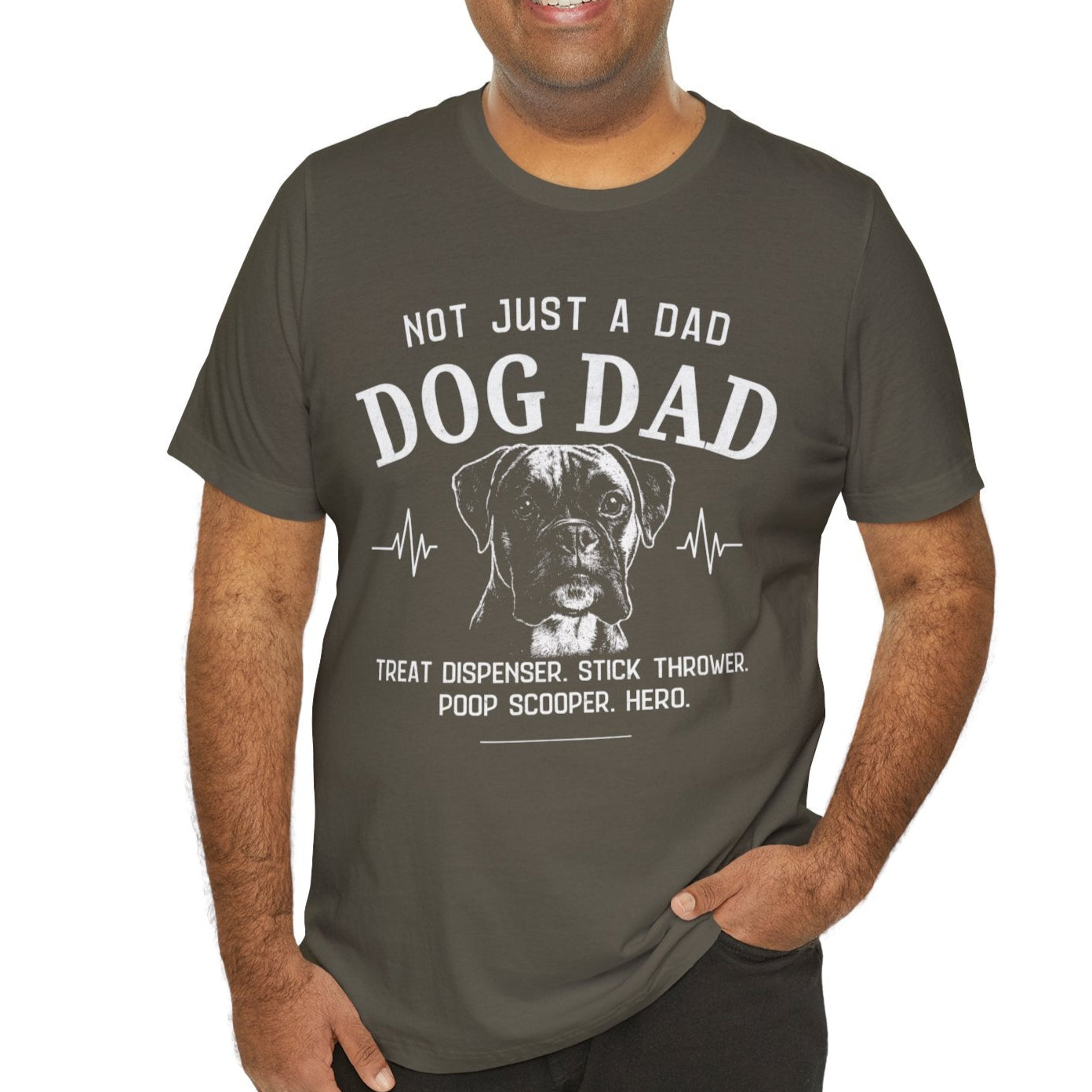 Boxer Dog Dad T-shirt