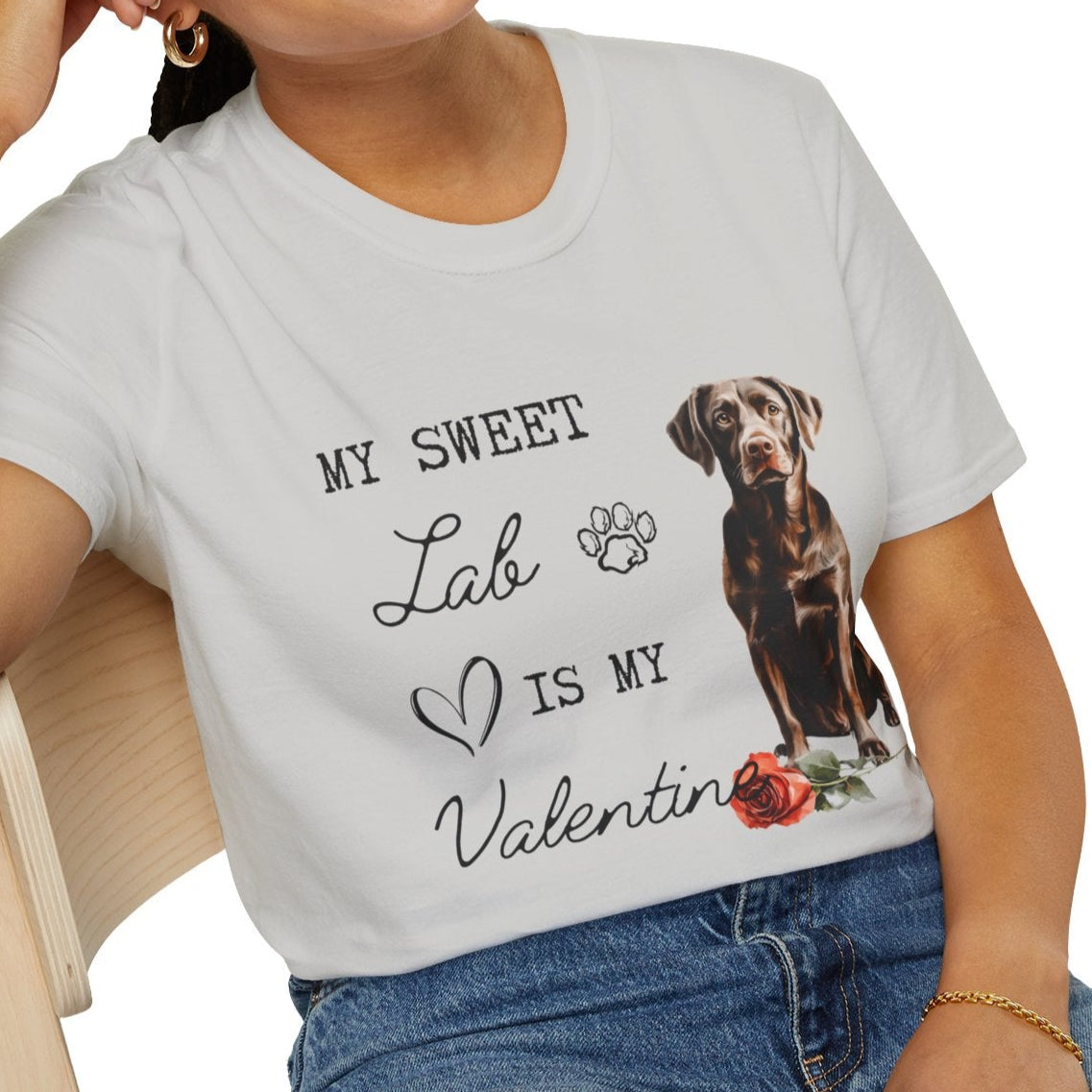 Labrador Retriever (Chocolate) - My Sweet Lab is My Valentine - Shirt