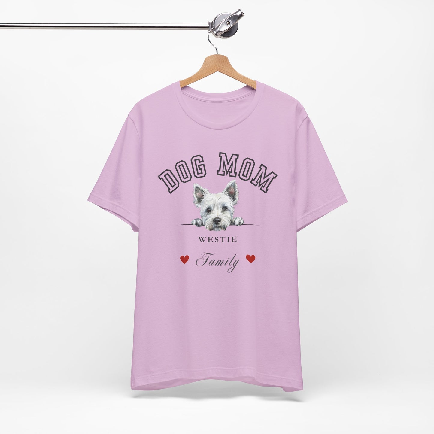 West Highland White Terrier Mom Family T-Shirt - Mother’s Day Gift for Dog Lovers