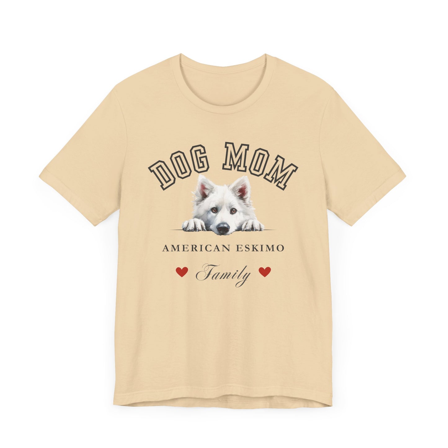 American Eskimo Dog Mom Family T-Shirt - Mother’s Day Gift for Dog Lovers