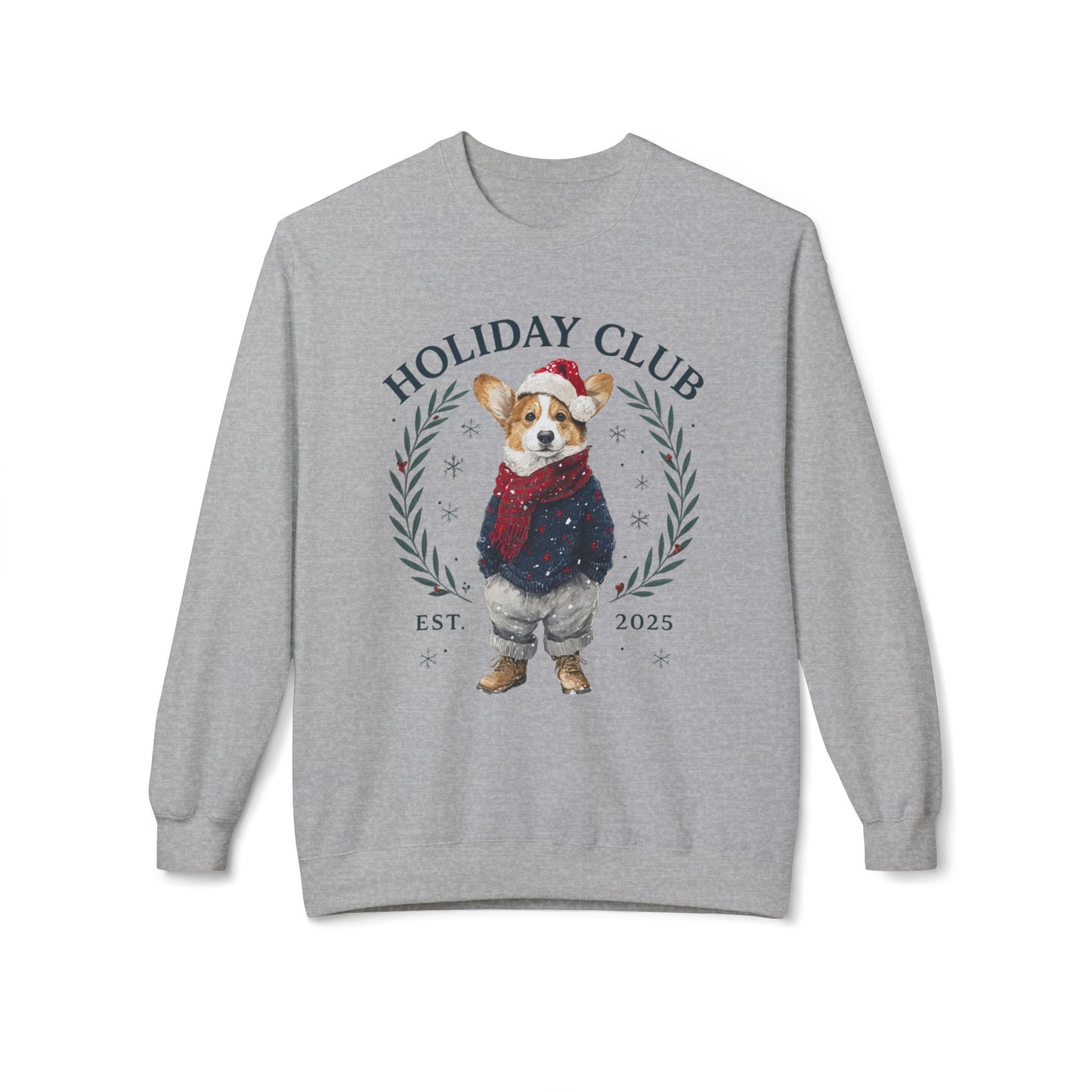 Corgi Holiday Club Christmas Sweater