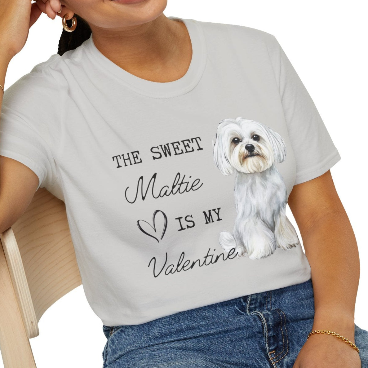 Maltese - The Sweet Maltie is My Valentine - Shirt