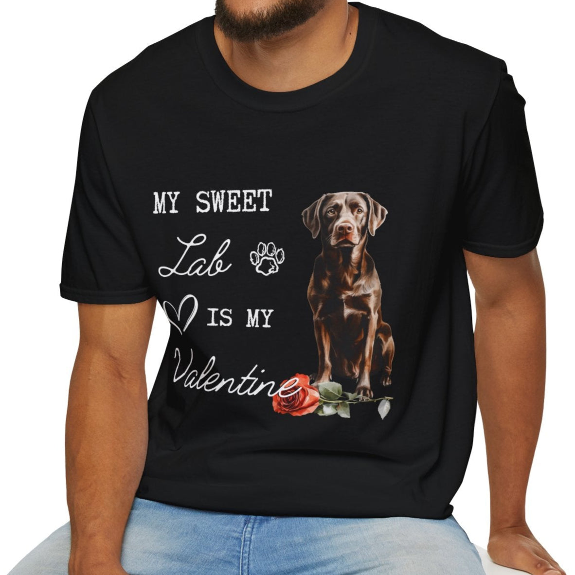 Labrador Retriever (Chocolate) - My Sweet Lab is My Valentine - Shirt