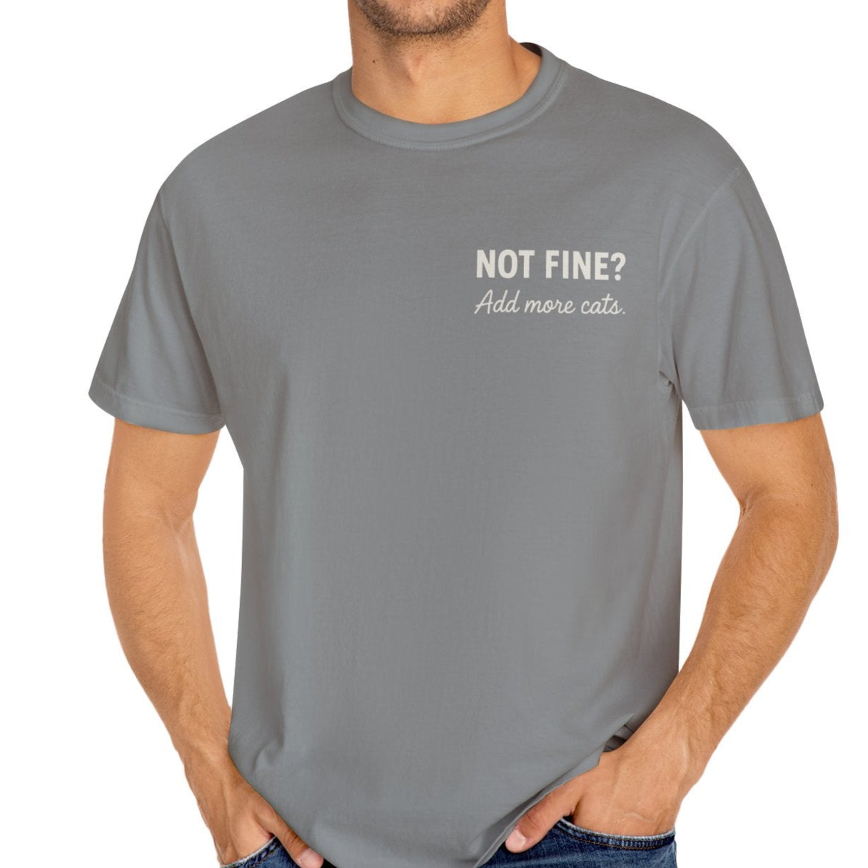Add More Cats Tee – Comfort Colors® 1717
