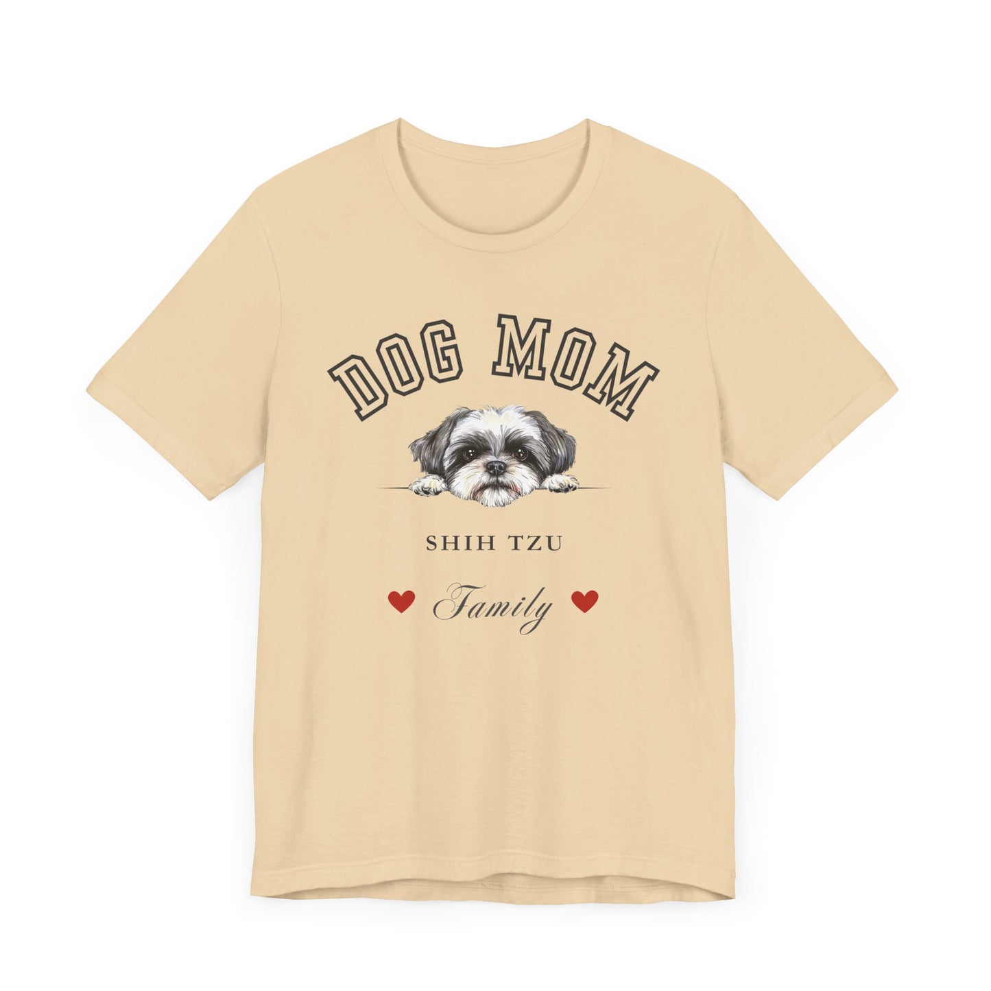 Shih Tzu Mom Family T-Shirt - Mother’s Day Gift for Dog Lovers