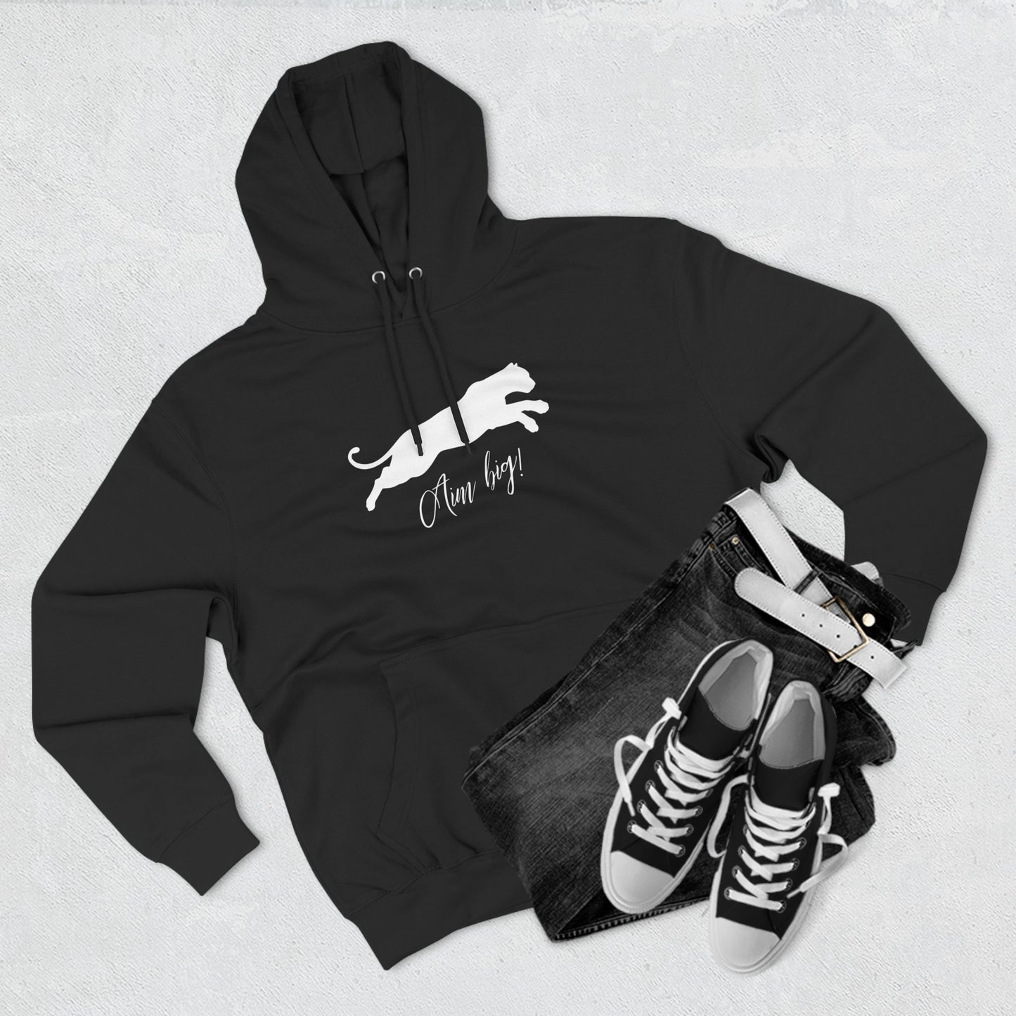 "Aim Big!" Fleece Hoodie