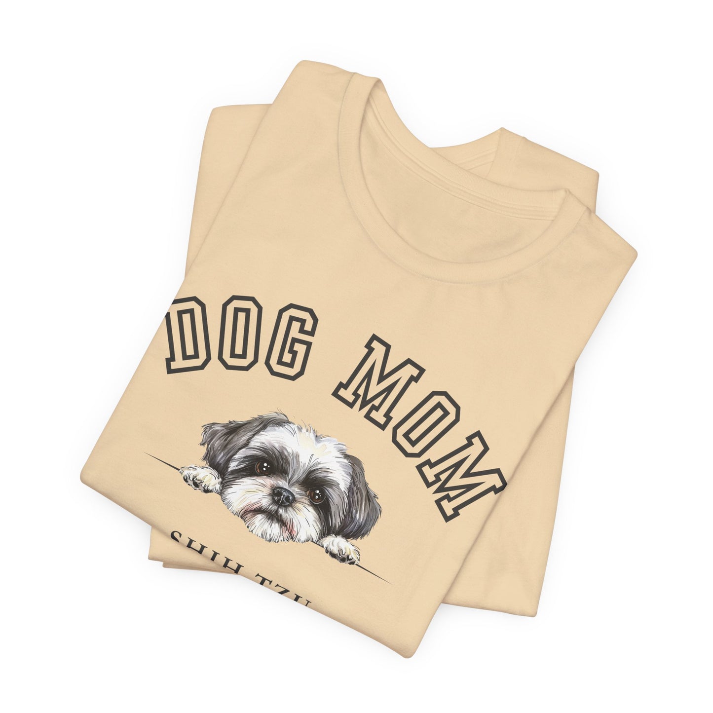 Shih Tzu Mom Family T-Shirt - Mother’s Day Gift for Dog Lovers