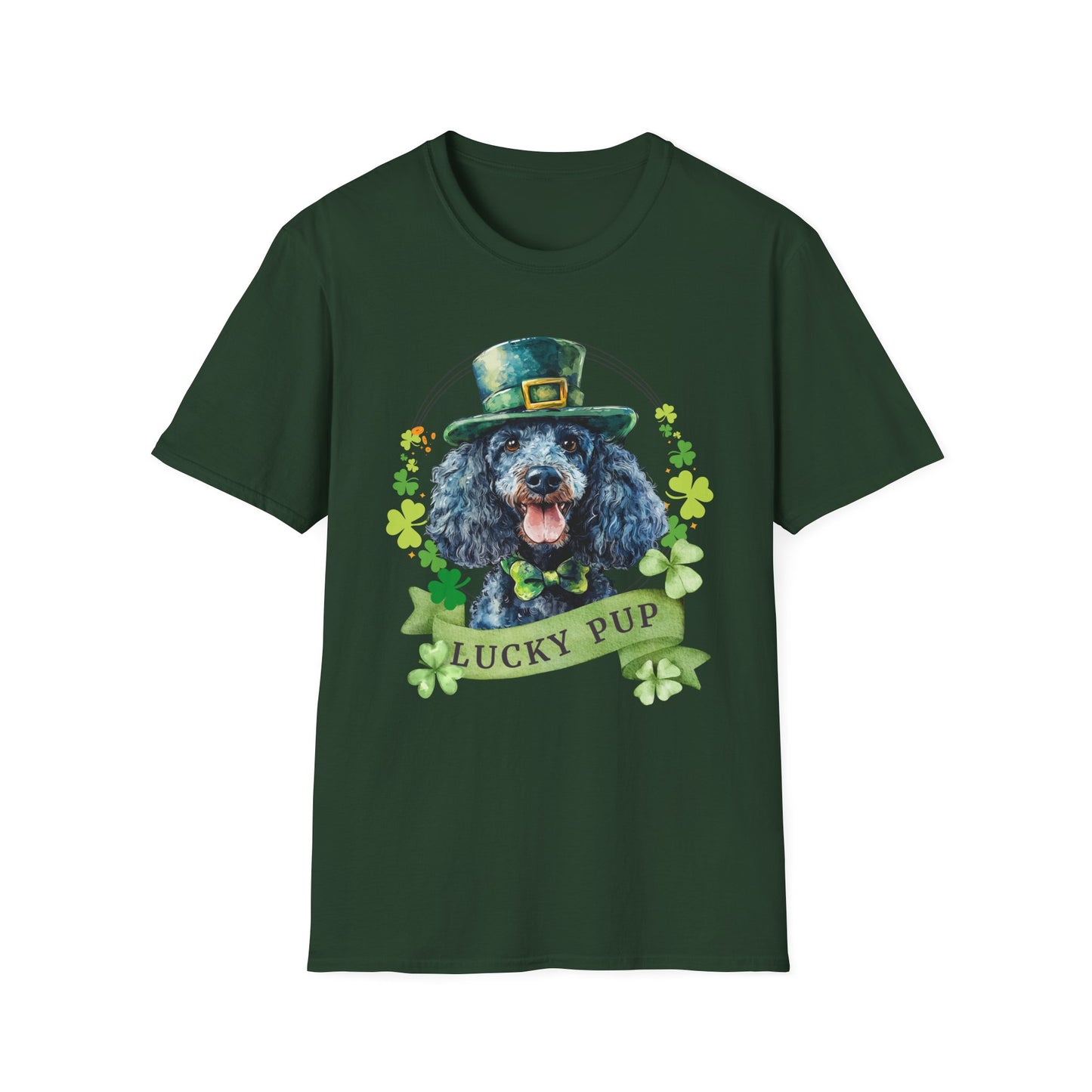 Poodle (Black Blue) - St. Patrick’s Day Dog Lover T-Shirt