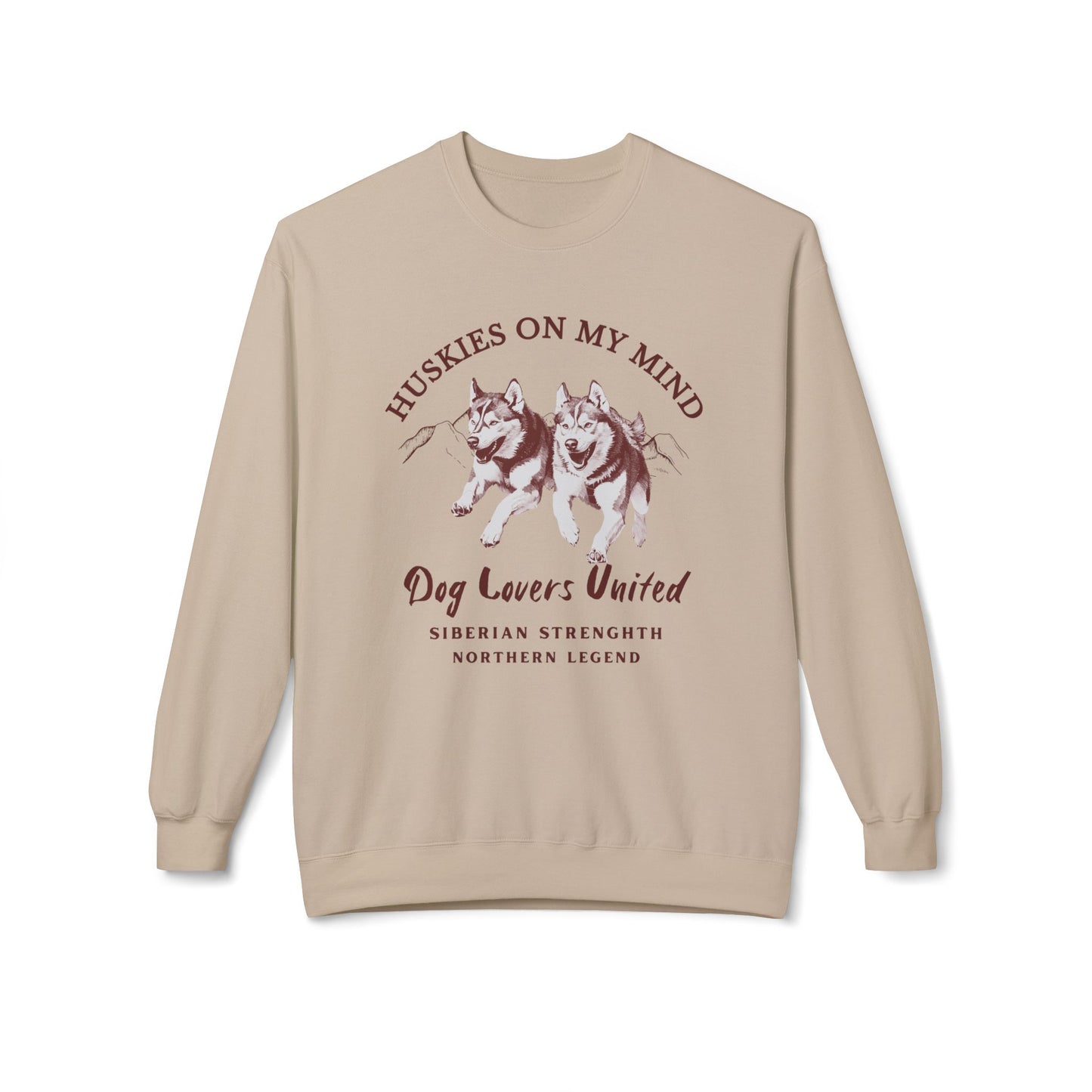 Siberian Husky Sweater for Dog Lovers - Huskies on My Mind