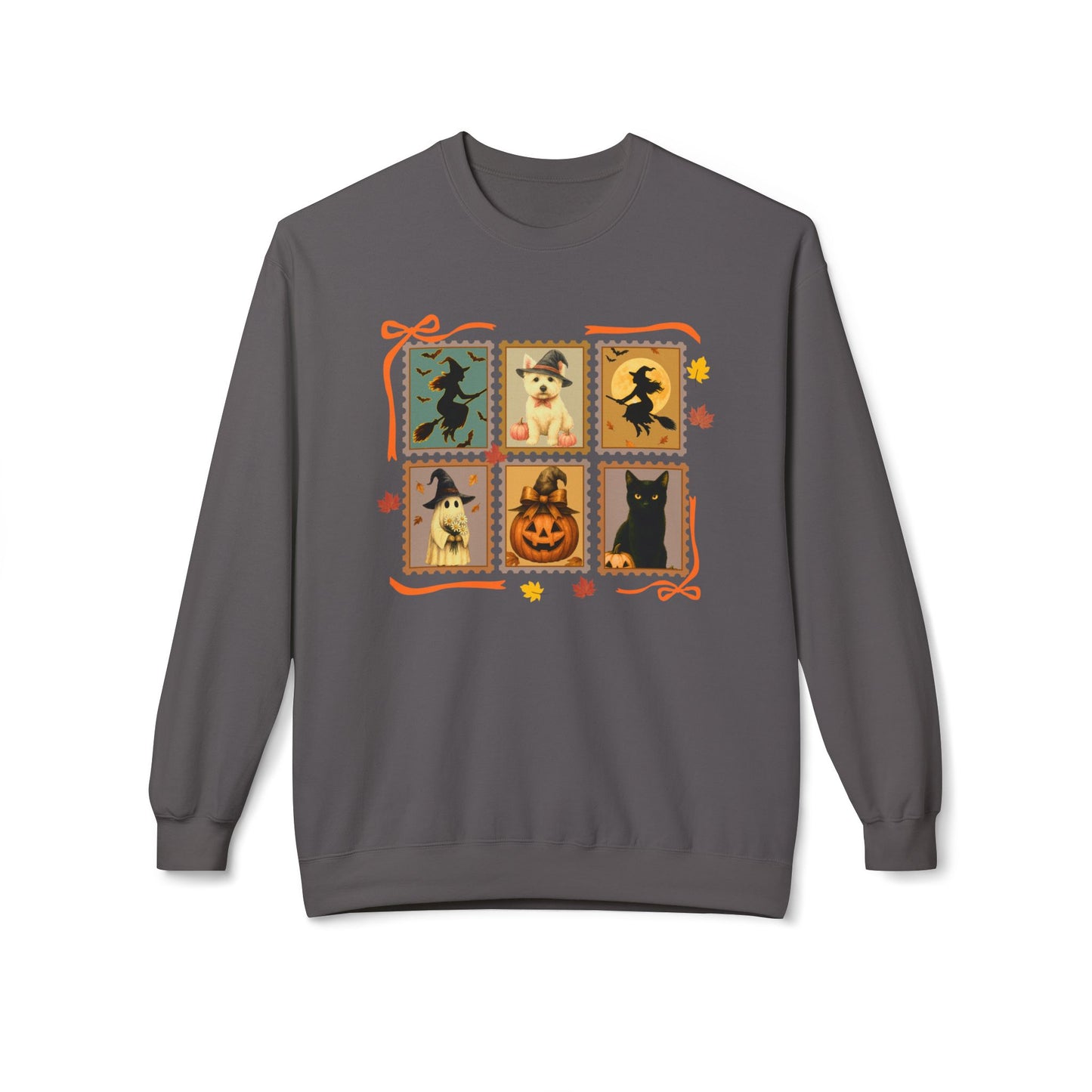 Halloween Westie Lover Stamp Sweatshirt – Personalized Halloween Pet Edition