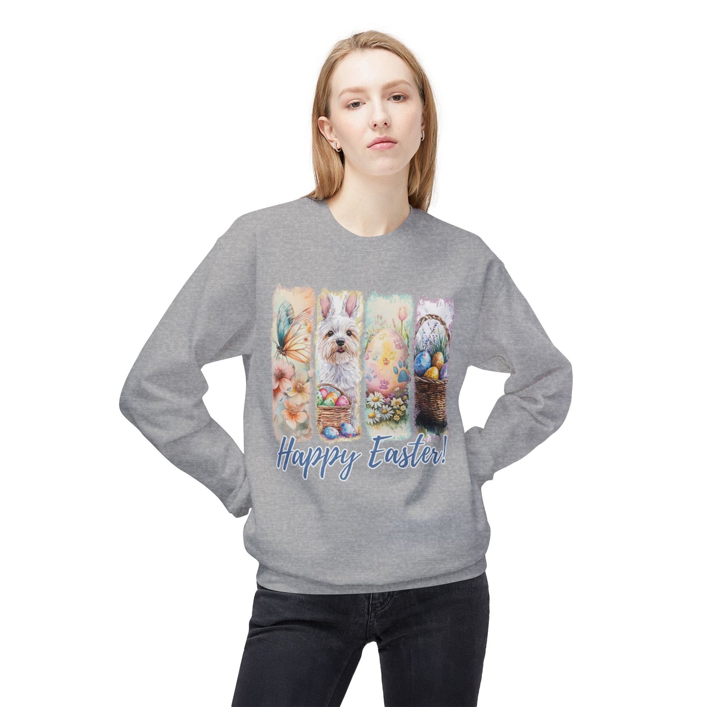 West Highland White Terrier Dog Lover Easter Sweatshirt