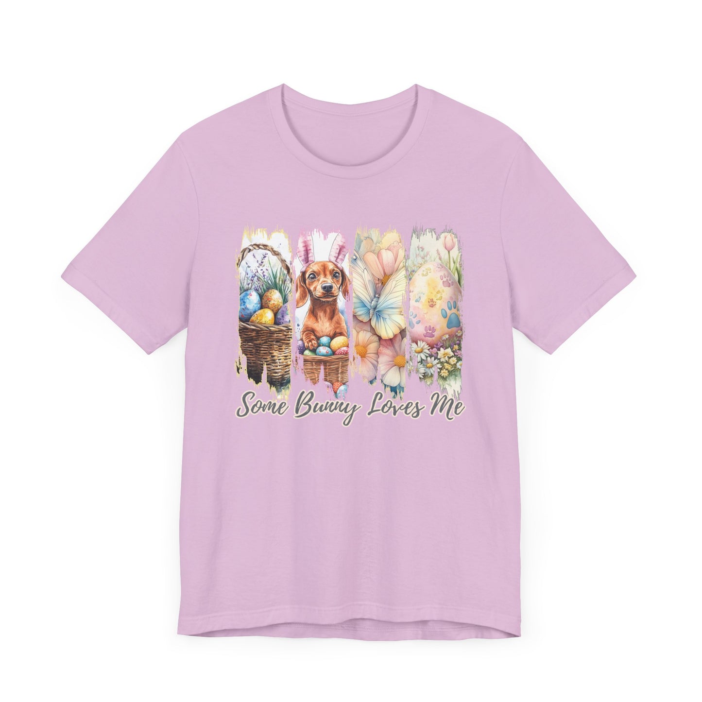 Dachshund Easter T-Shirt – "Some Bunny Loves Me"