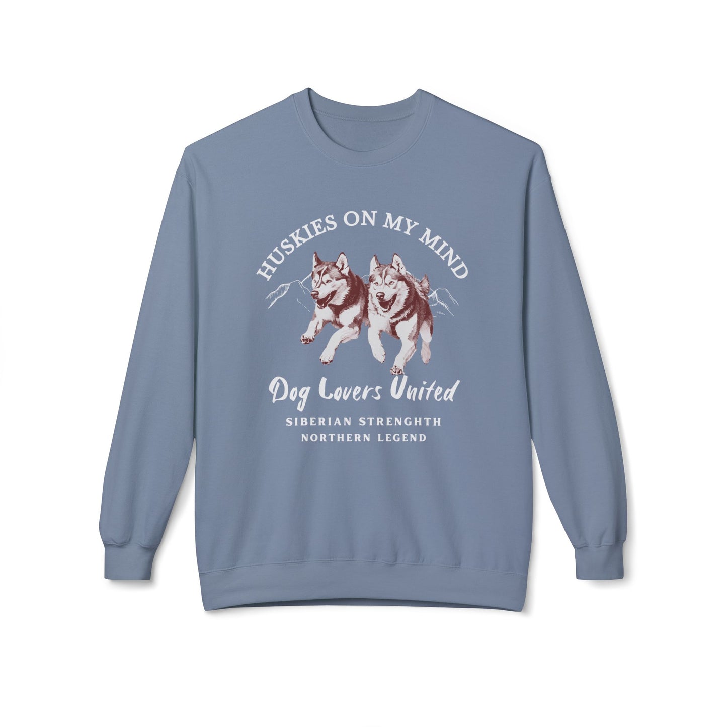 Siberian Husky Sweater for Dog Lovers - Huskies on My Mind