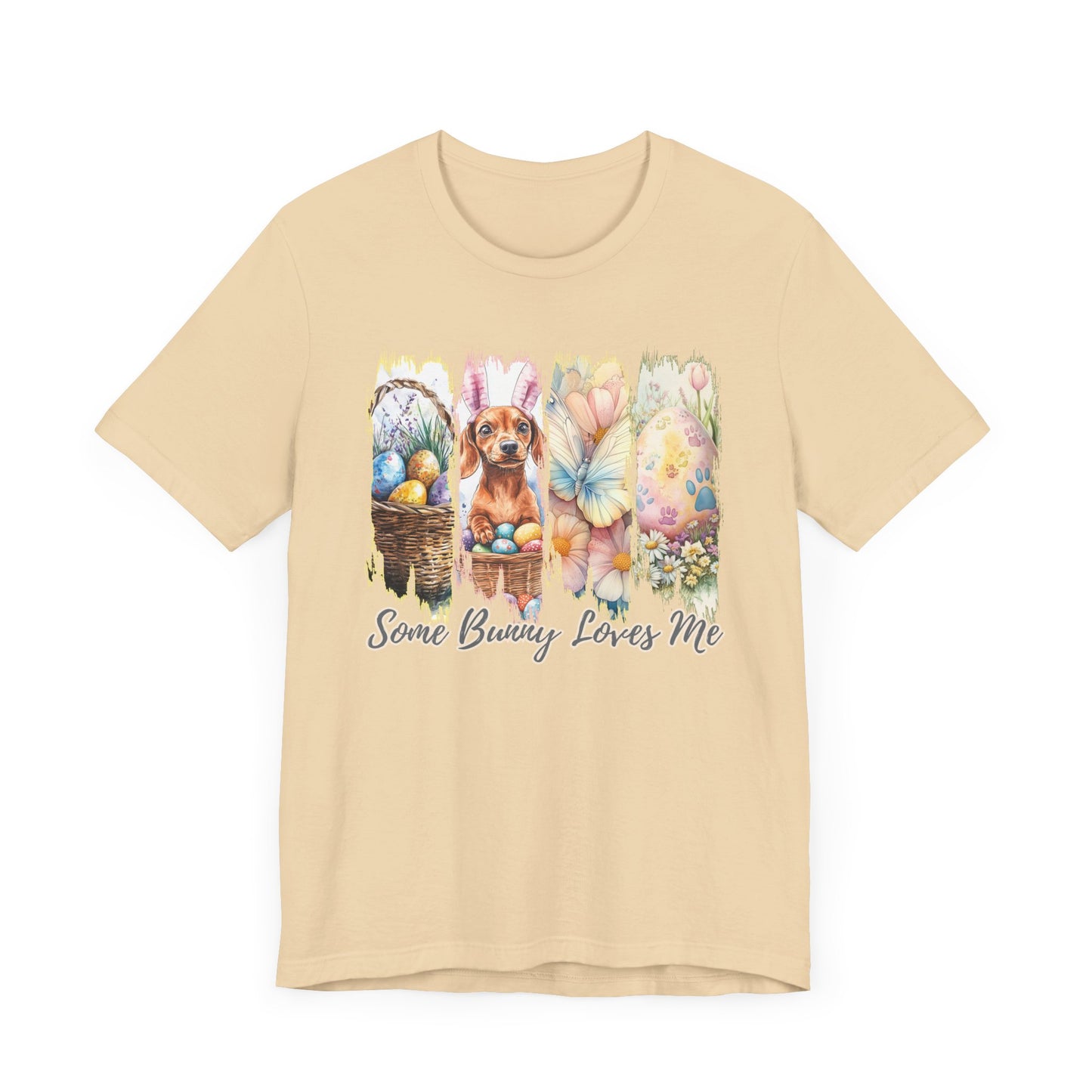 Dachshund Easter T-Shirt – "Some Bunny Loves Me"
