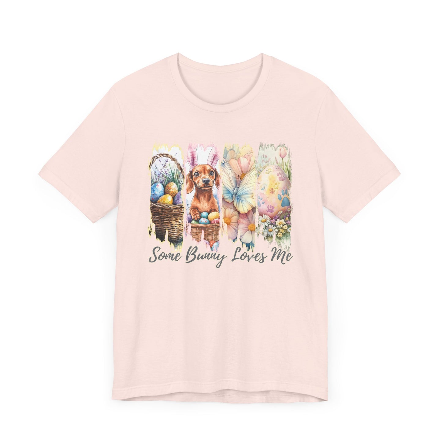 Dachshund Easter T-Shirt – "Some Bunny Loves Me"