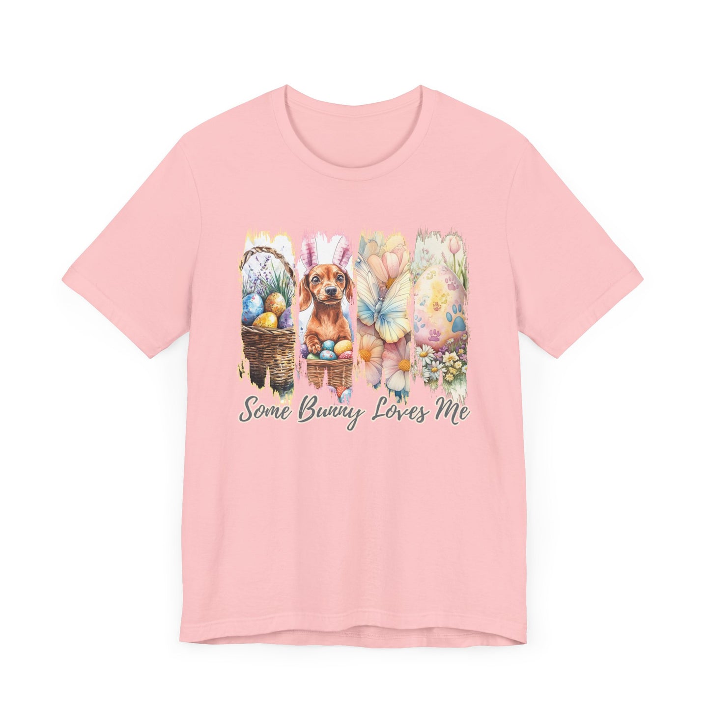 Dachshund Easter T-Shirt – "Some Bunny Loves Me"