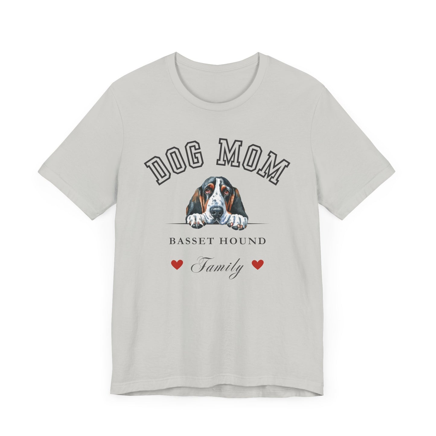 Busset Hound Mom Family T-Shirt - Mother’s Day Gift for Dog Lovers