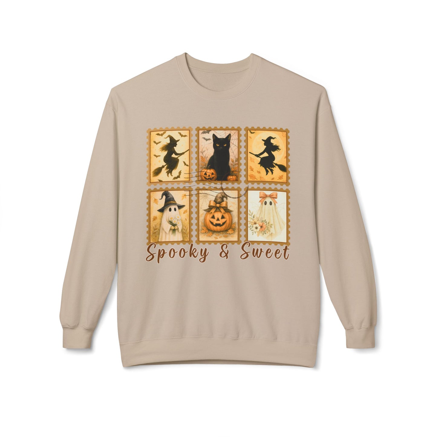 Spooky & Sweet Stamp Sweatshirt – Personalized Halloween Pet Edition
