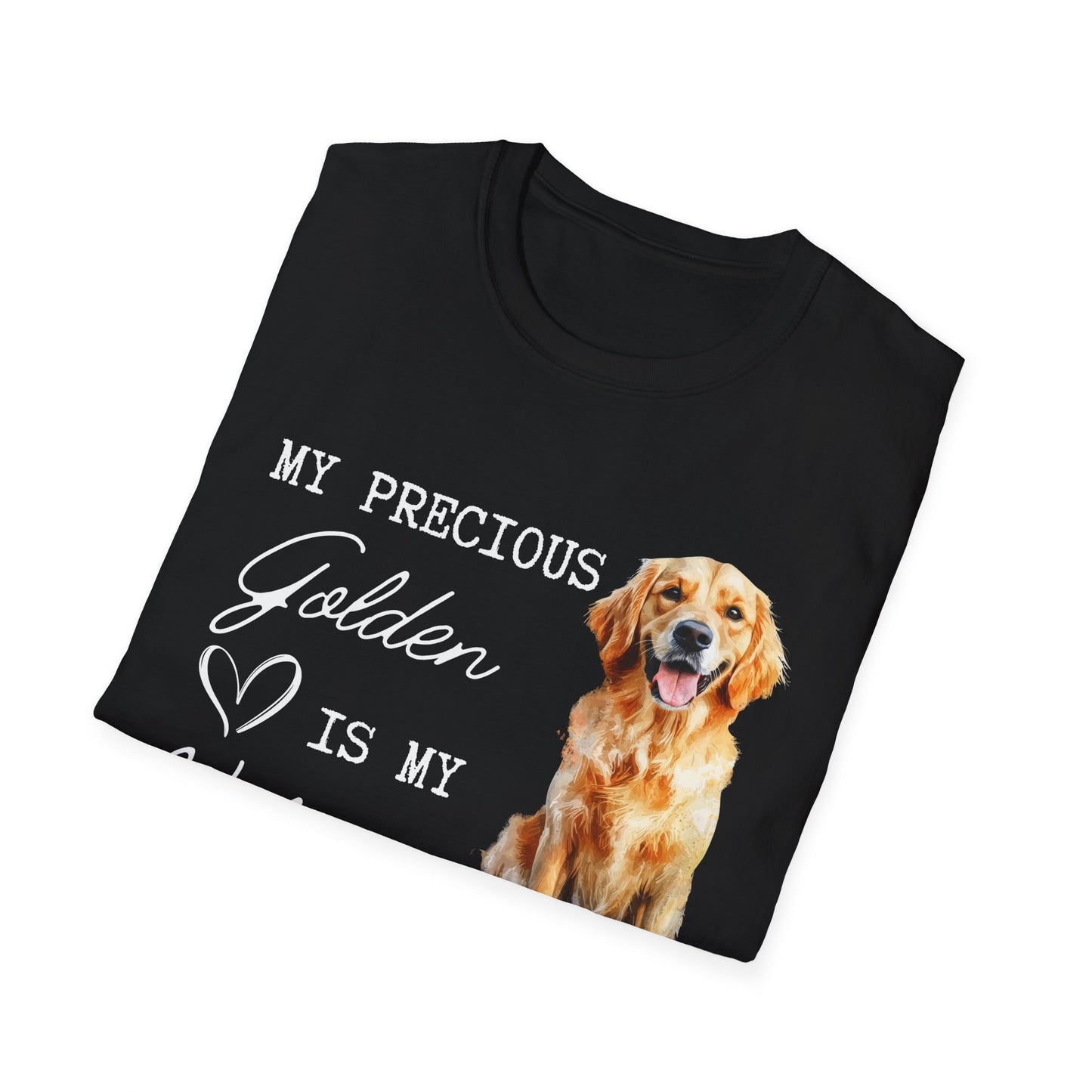 Golden Retriever - My Precious Golden is My Valentine - T-shirt