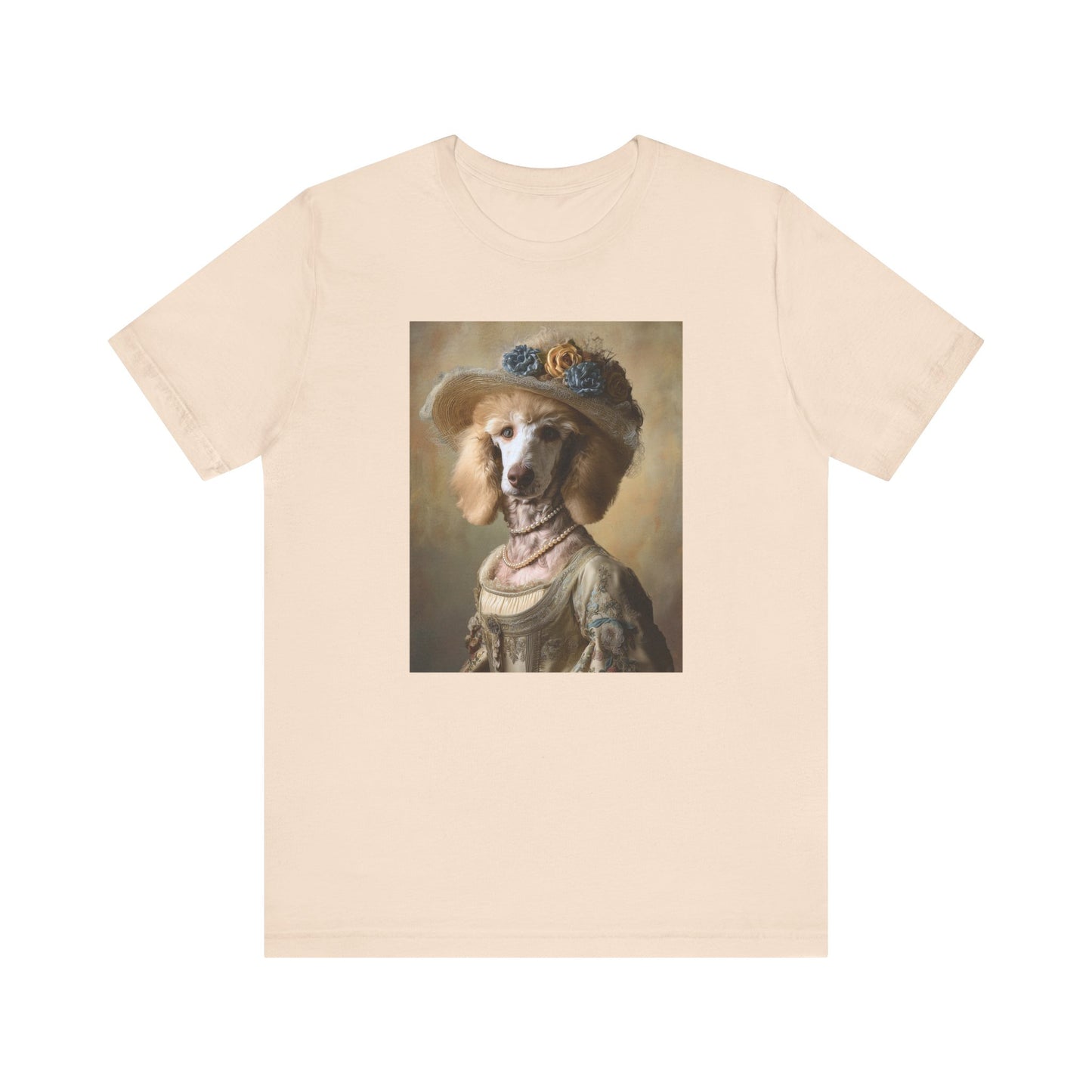 Royal Poodle Portrait Tee – Funny Dog Lover Gift – Customizable Shirt