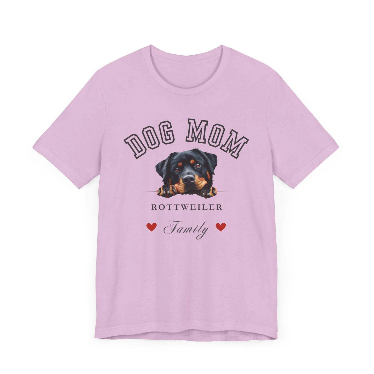 Rottweiler Mom Family T-Shirt - Mother’s Day Gift for Dog Lovers