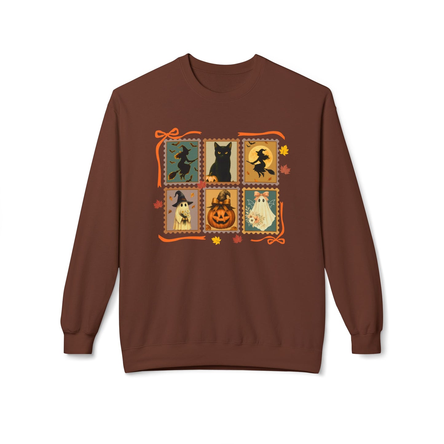 Halloween Autumn Stamp Sweatshirt – Personalized Halloween Pet Edition