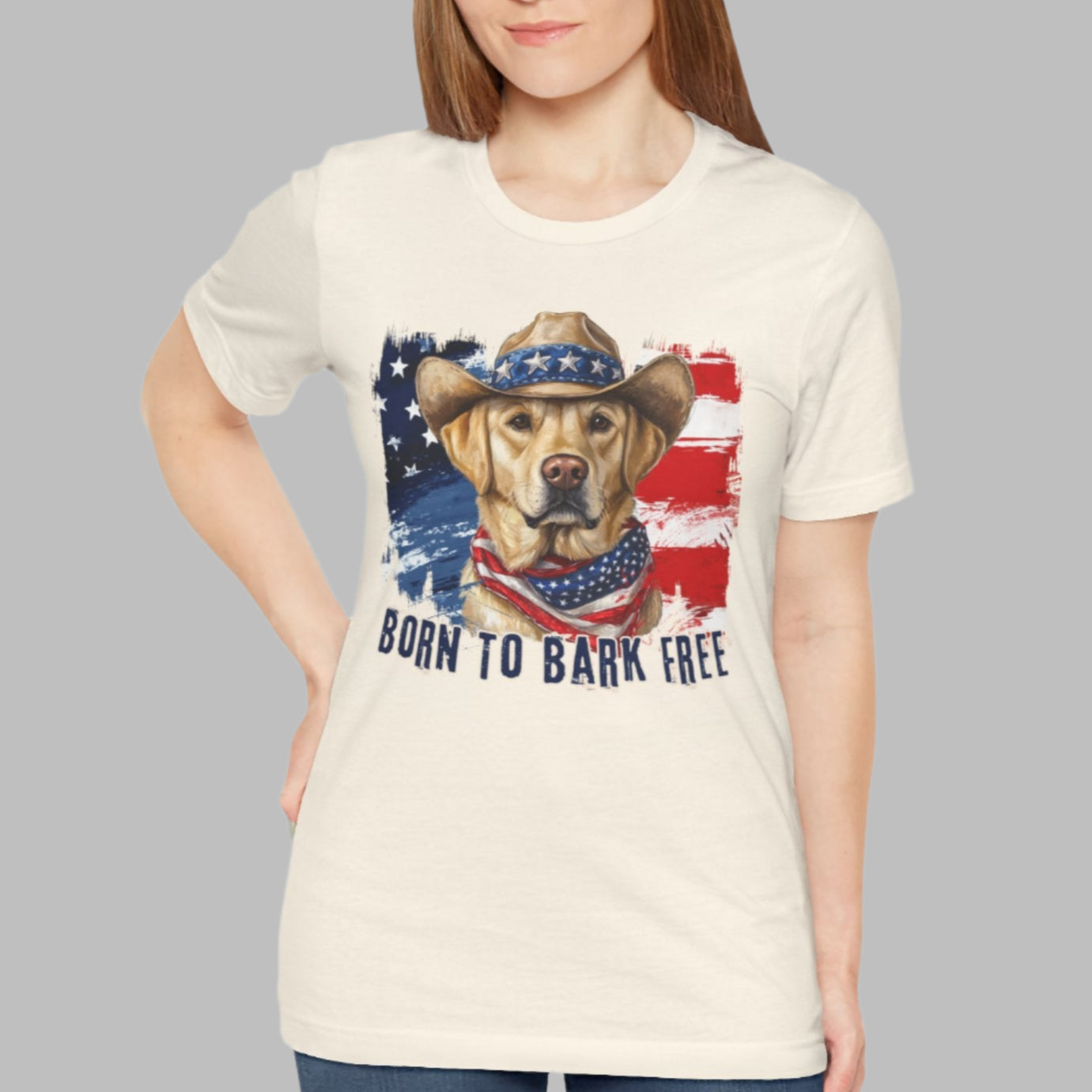 yellow labrador patriotic t-shirt, independance day, 4th of july dog lover shirt
