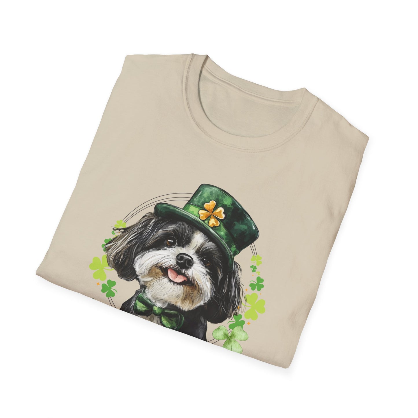 shih tzu st. patrick's day t-shirt