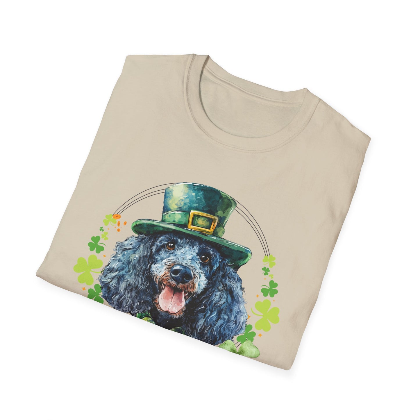 Poodle (Black Blue) - St. Patrick’s Day Dog Lover T-Shirt