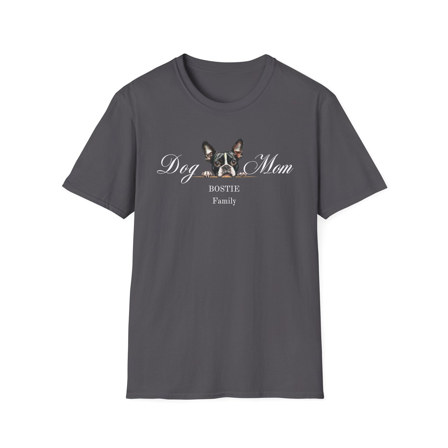 Boston Terrier Mom Tee – For Stylish Dog Moms Everywhere