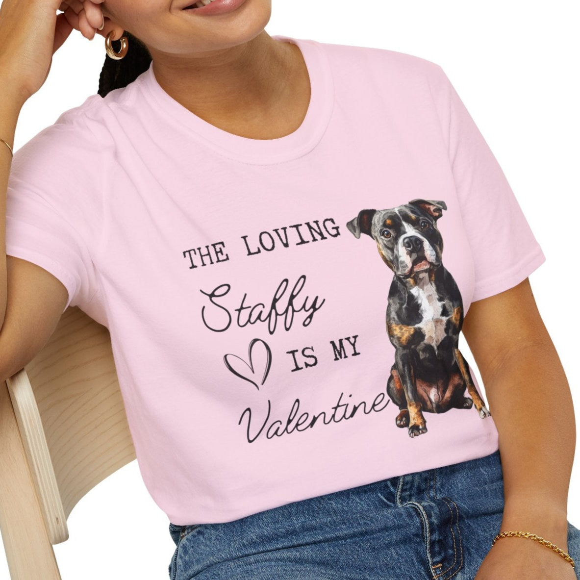 Staffordshire Terrier - The Loving Staffy is My Valentine - Shirt