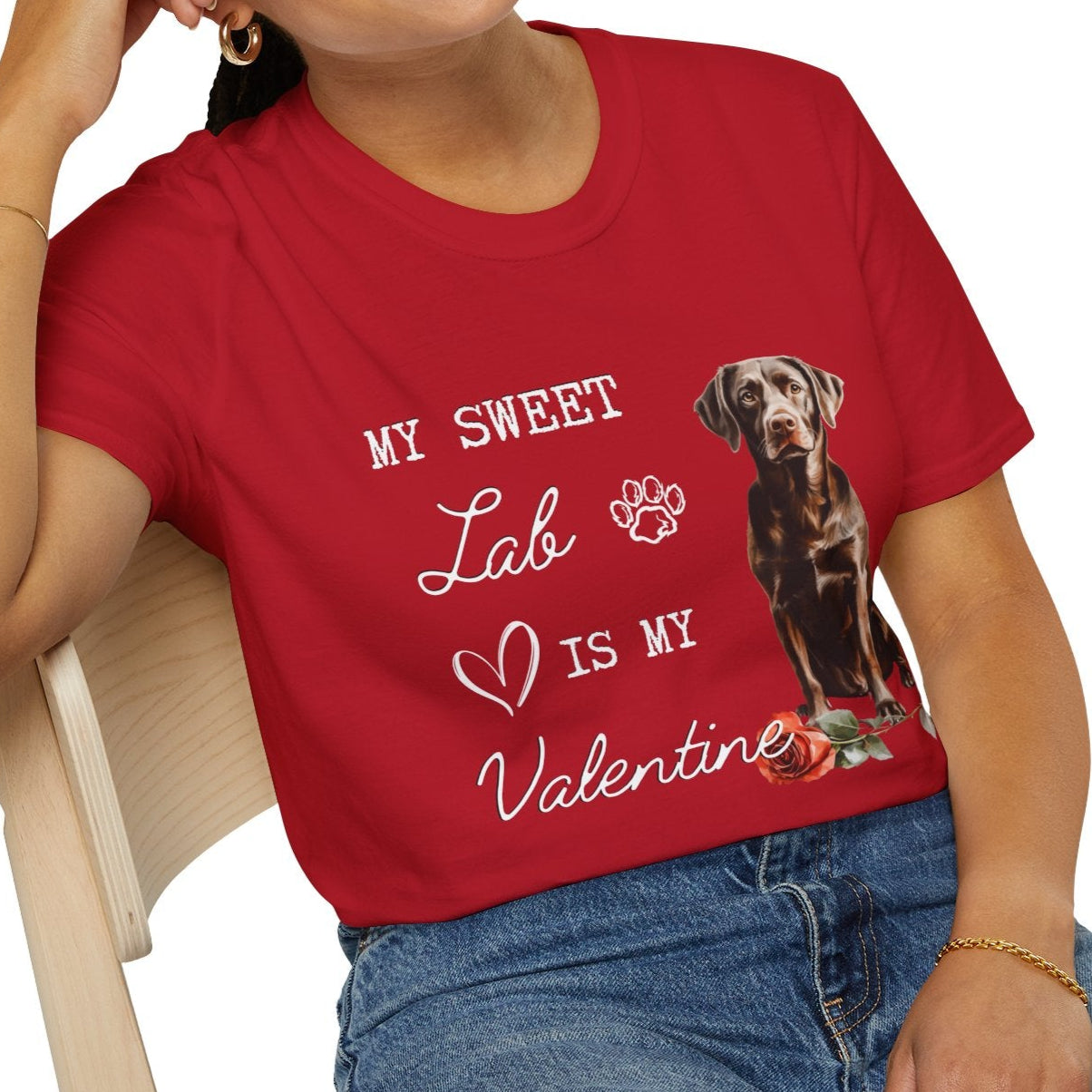 Labrador Retriever (Chocolate) - My Sweet Lab is My Valentine - Shirt