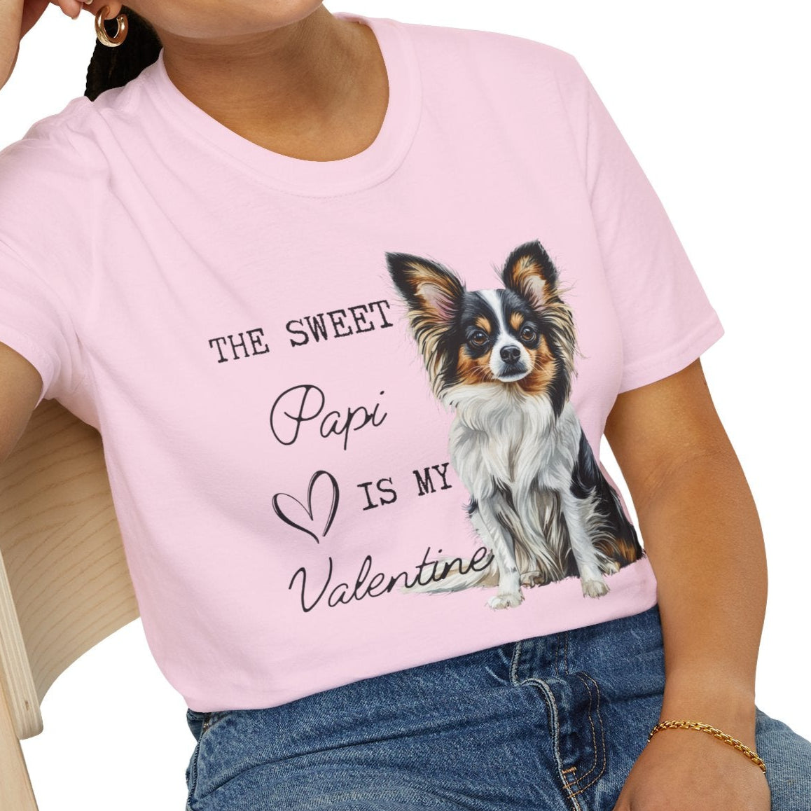 Papillon - The Sweet Papi is My Valentine - Shirt