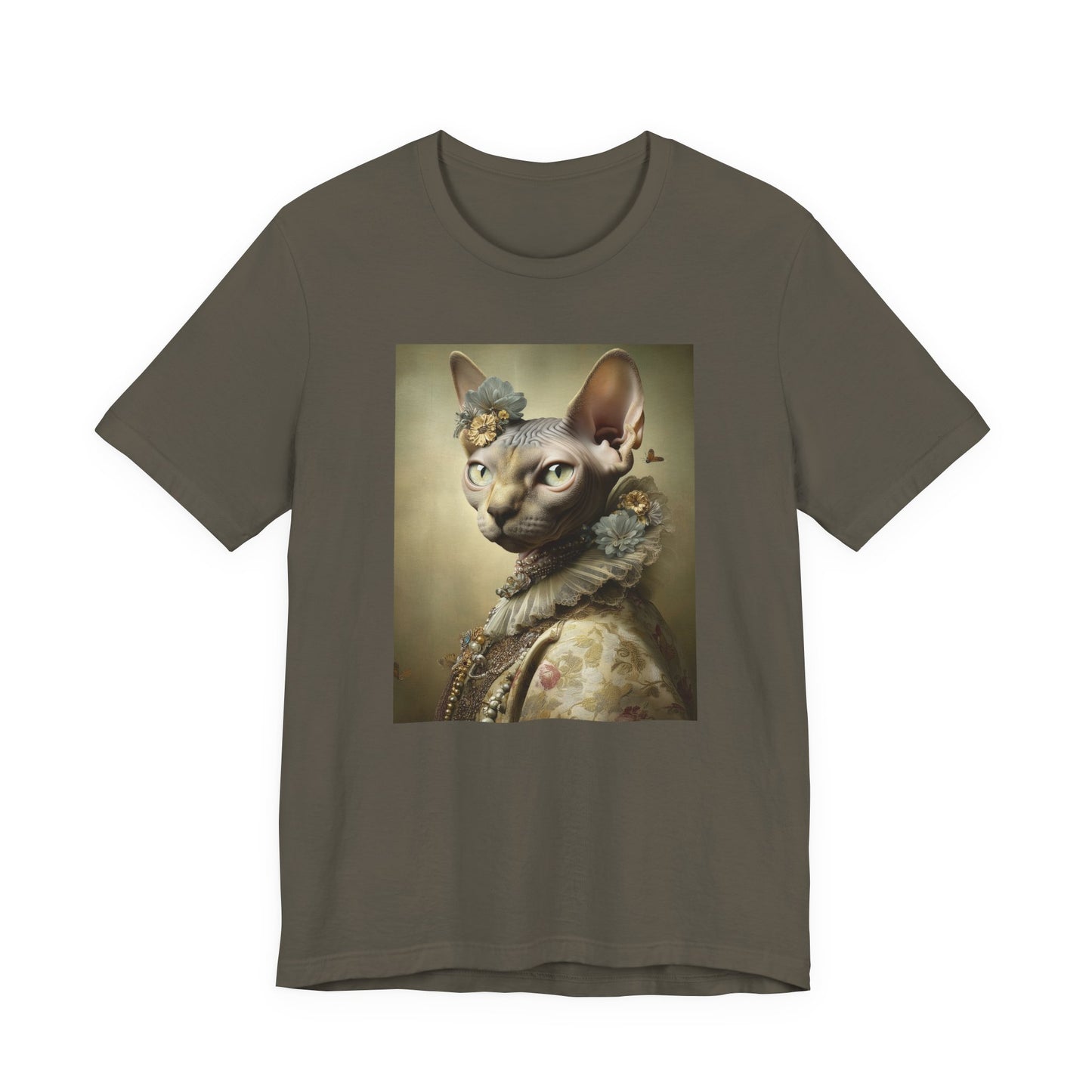 Royal Sphynx Cat Tee - Customizable Shirt Victorian Aristocratic Cat