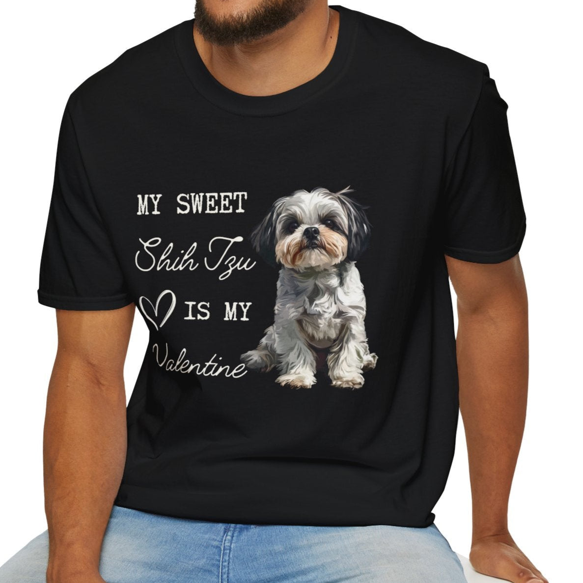Shih Tzu - My Sweet Shih Tzu is My Valentine - T-shirt