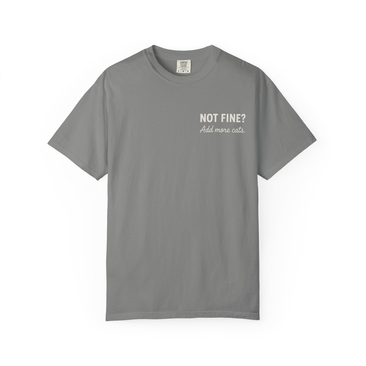 Add More Cats Tee – Comfort Colors® 1717