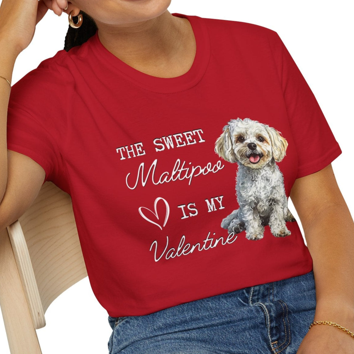 Maltipoo - My Sweet Maltipoo is My Valentine - T-shirt