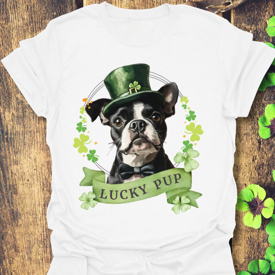 boston terrier lover st. patrick's day
