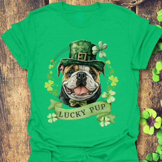 english bulldog lover st. patrick's day shirt