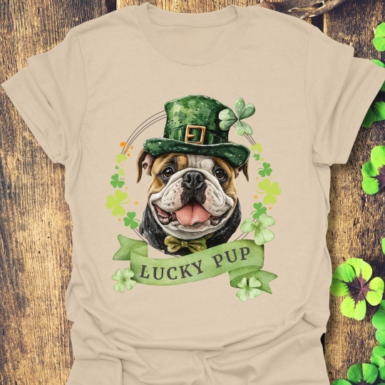 english bulldog lover st. patrick's day shirt
