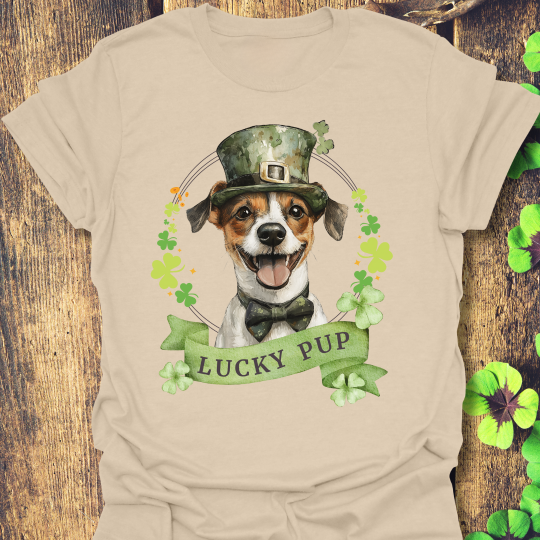 jack russell terrier st. patrick's day shirt