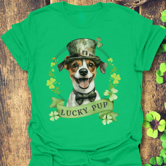 jack russell terrier st. patrick's day shirt