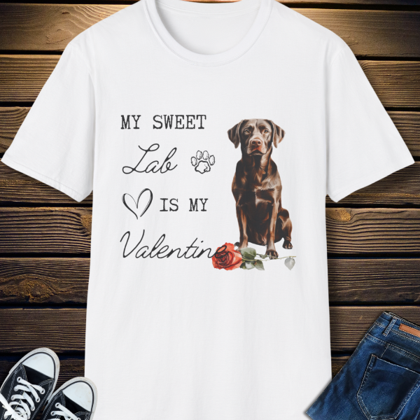 Labrador Retriever (Chocolate) - My Sweet Lab is My Valentine - Shirt