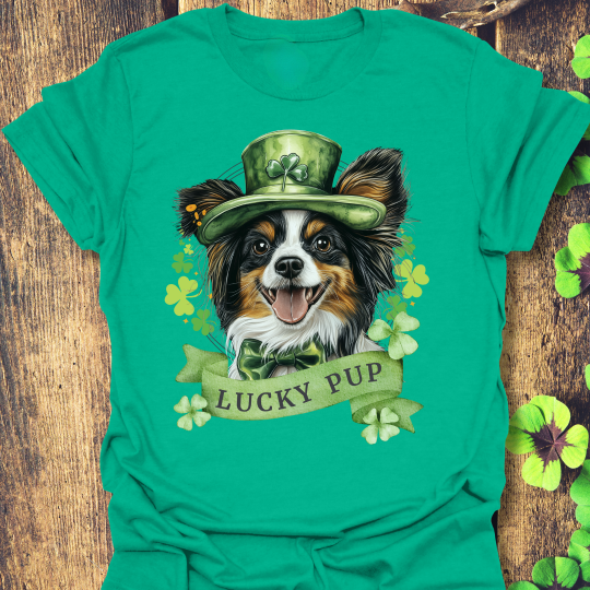 papillon dog lover st. patrick's day shirt